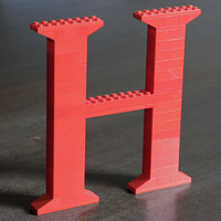 LEGO Capital H (Times) - Thumbnail 1