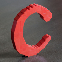 LEGO Lowercase C (Times) - Thumbnail 1