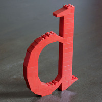 LEGO Lowercase D (Times) - Thumbnail 1