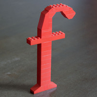 LEGO Lowercase F (Times) - Thumbnail 1