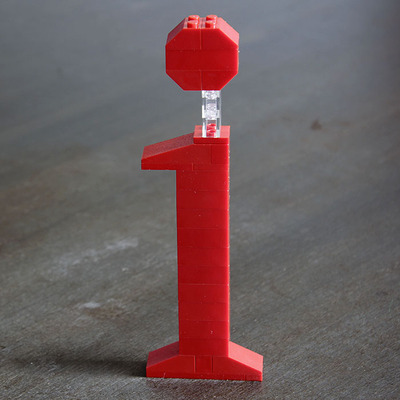 Lego lowercase i (times)