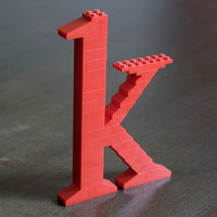 LEGO Lowercase K (Times) - Thumbnail 1