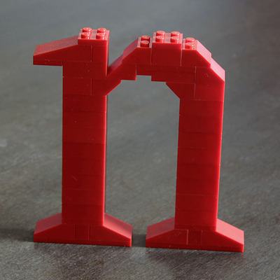 LEGO Lowercase N (Times)