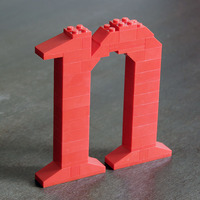 LEGO Lowercase N (Times) - Thumbnail 1