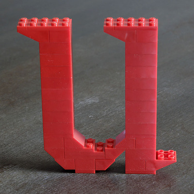 LEGO Lowercase U (Times)