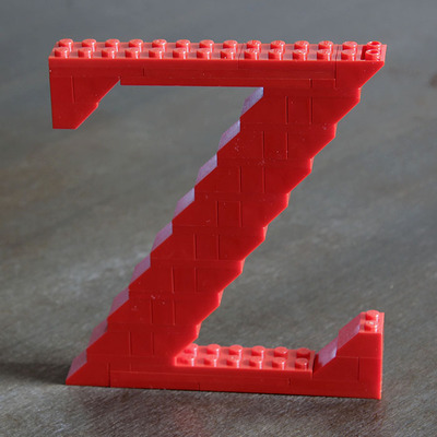 Lego lowercase z (times)