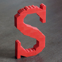LEGO Lowercase S (Times) - Thumbnail 1