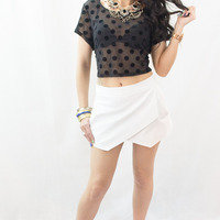 Asymmetrical  Skort - Thumbnail 4