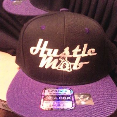 Hustle mob snapback 