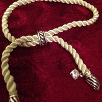 100% Authentic David Yurman Silk Rope Bracelet - Thumbnail 3