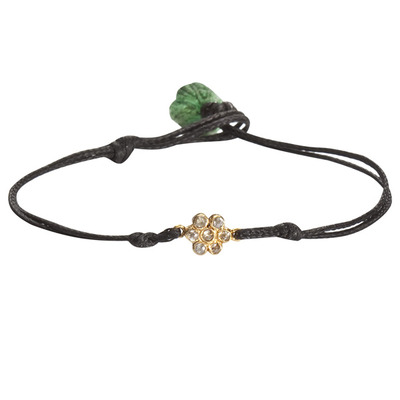 Raf Gray Diamond Flower Bracelet 