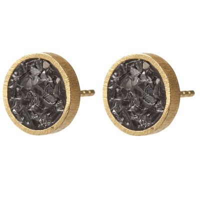 Black rose cut diamond earrings 