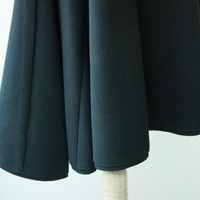 *Exceptional quality* Black sleeveless dress with flare  - Thumbnail 4