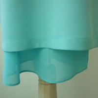 *Half-price deal* Mint double-layered sleeveless dress - Thumbnail 3