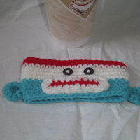 Sock Monkey cup cozie - Thumbnail 2