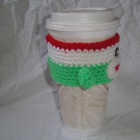 Sock Monkey cup cozie - Thumbnail 1