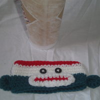 Sock Monkey cup cozie - Thumbnail 2