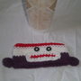 Sock Monkey cup cozie-2