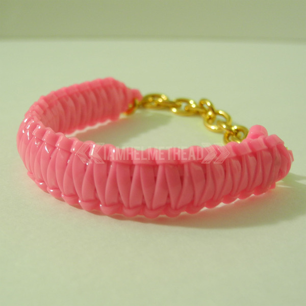 Mini Cobra Knot Bangle - Bright Light Pink