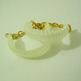 Mini Cobra Knot Bangle - Clear-1