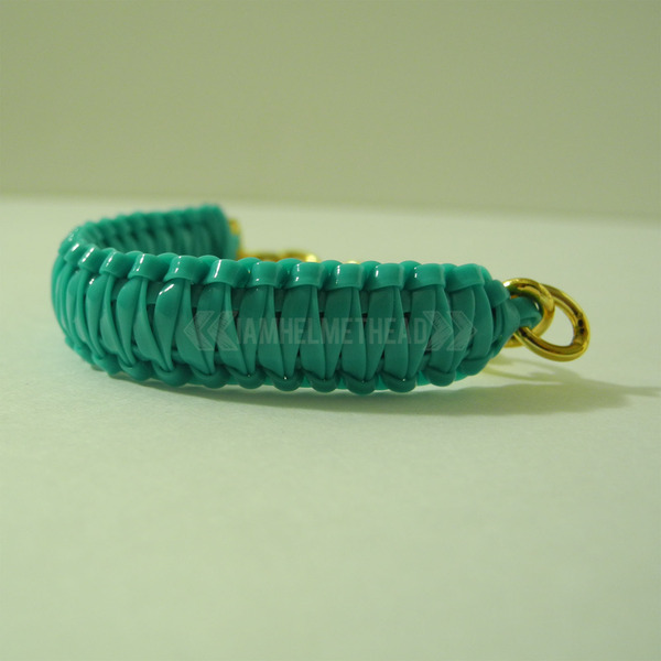 Mini Cobra Knot Bangle - Light Aqua