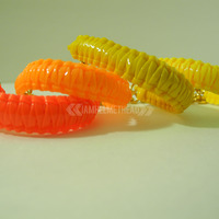 Mini Cobra Knot Bangle - Light Orange - Thumbnail 1