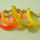 Mini Cobra Knot Bangle - Light Orange-2