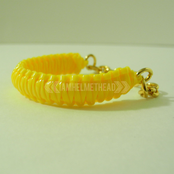 Mini Cobra Knot Bangle - Yellow