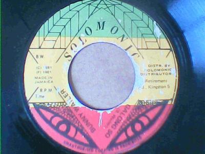 Galong so/version-bunny wailer-solomonic records-7"-vg