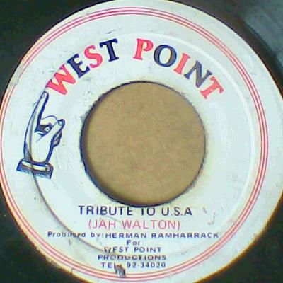 Tribute to u.s.a./version-jah walton-west point records-7"-vg