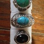 VINTAGE STYLE RETRO CRAFTED TURQUOISE RING Size: 10-1