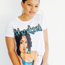 Disphunktional Comic Lady w/ Crazy Pop T-Shirt 