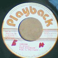 Midnight Rider/Version-Paul Davidson-Playback Records-7"-VG - Thumbnail 1