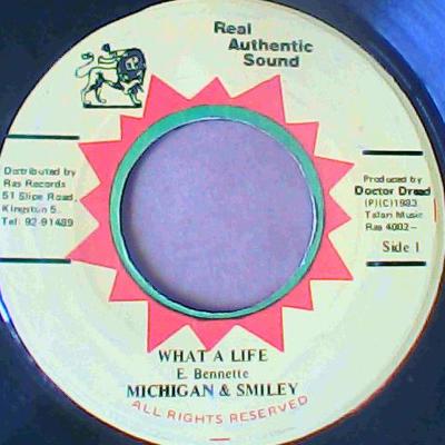 What a life/version-michigan & smiley-real authentic sound records-7"-vg