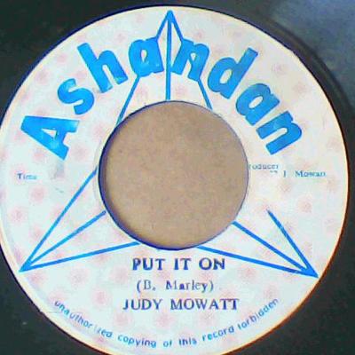Put it on/put it jah(version)-judy mowatt-ashandan records-7"-vg