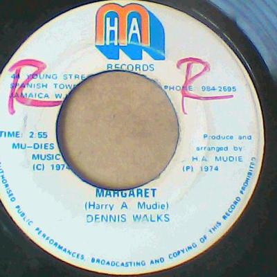 Margaret/version-dennis walks-ham records-7"-vg