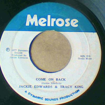 Come on back/version-jackie edwards & tracy king-melrose records-7"-vg