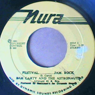 Festival jam rock/version-sam carty and the astronauts-nura records-7"-vg+