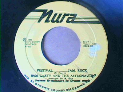 Festival jam rock/version-sam carty and the astronauts-nura records-7"-vg+