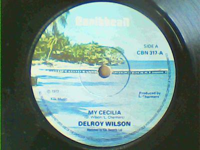 My cecilia/my rhythm-delroy wilson-caribbean records-7"-vg+