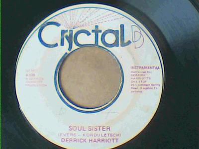 Soul sister/version-derrick harriott-crsystal d records-7"-vg