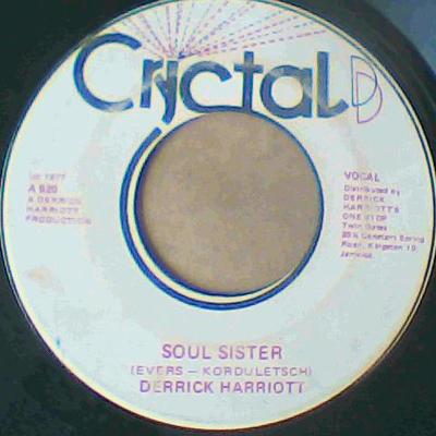 Soul sister/version-derrick harriott-crsystal d records-7"-vg