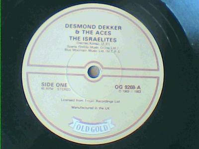 The israelites/you can get it if you really want-desmond dekker & the aces-old gold records-7"-vg