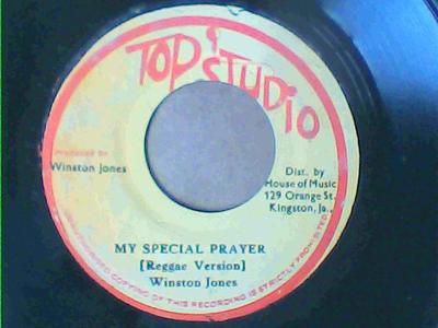 My special prayer(reggae version)/my special prayer(adapted)-winston jones-top studio records-7"-vg