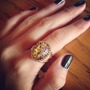 Vintage Topaz Opal Gold Ring-1