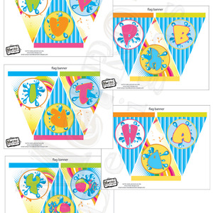 Pool party banner - digital file - Thumbnail 3