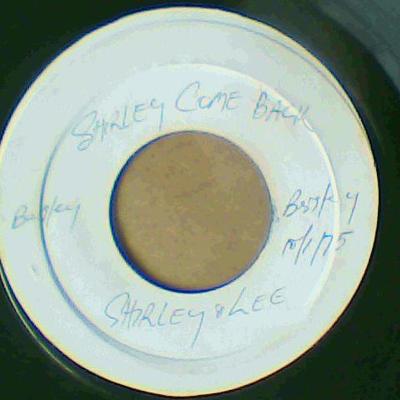 Shirley come back/so long baby-shirley & lee-blank label-7"-vg