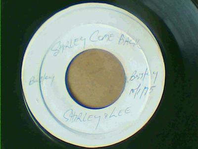 Shirley come back/so long baby-shirley & lee-blank label-7"-vg