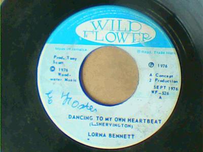 Dancing to my own heartbeat/version-lorna bennett-wild flower records-7"-vg
