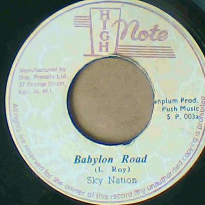 Babylon road/version-sky nation-high note records-7"-vg